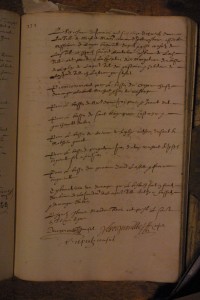 Page du registre des délibérations du 6 janvier 1619
