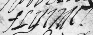 Signature de Claude de Cavler