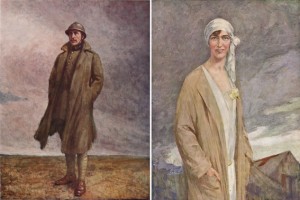 Albert et Elisabeth peint par Jacques Madyol. (Collection MRA)