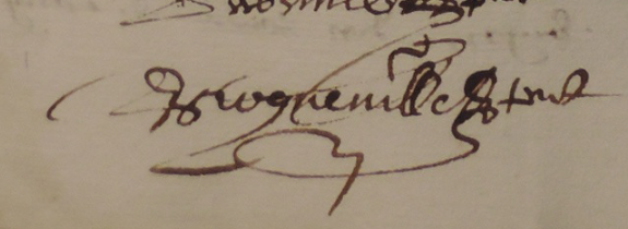 Signature de Joseph fils de Janotet.