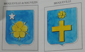Evolution des armoiries Broqueville