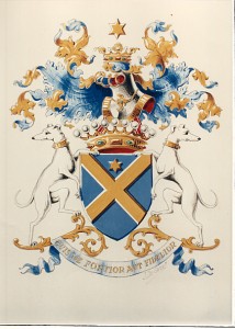 Armoiries Broqueville officielle en Belgique depuis 1867