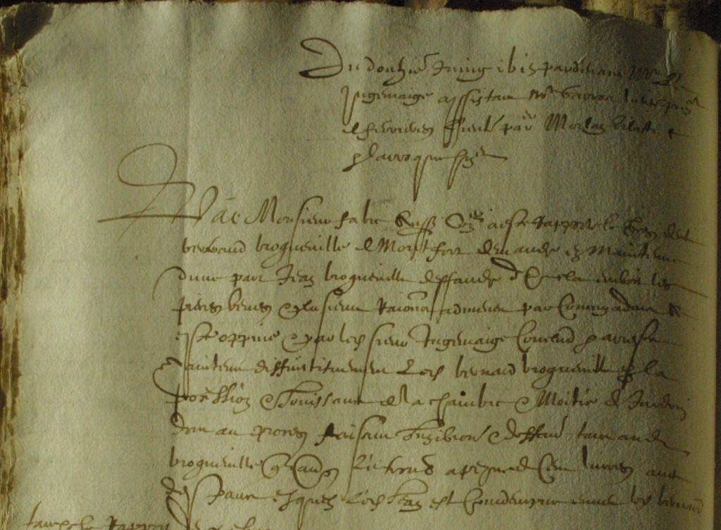 Deux Broqueville en 1615