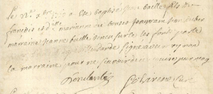 Louis de Broqueville d'Endardé éradiqué d'un acte, mais sa signature demeure !