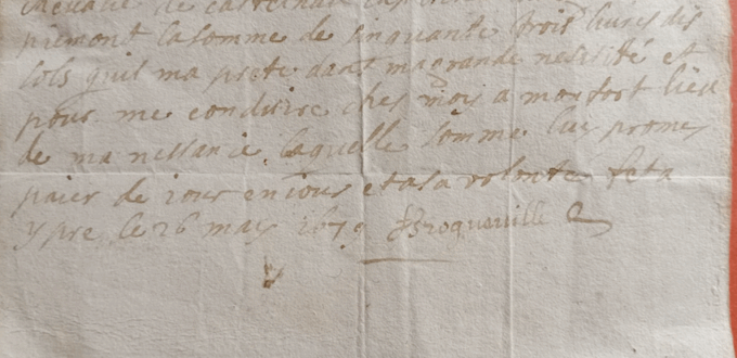Cheminement d'un bout de papier